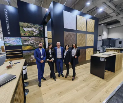 Izložbeni prostor na sajmu Domotex tim Drvoprodex Izložbeni prostor na sajmu Domotex tim Drvoprodex