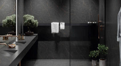 Silestone® ploče od kvarca za enterijer / foto: Consentino kvarcne ploče za opremanje enterijera u crnoj boji