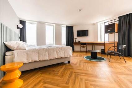 LVT podne obloge u enterijeru spavaće sobe / foto: Gerflor LVT podne obloge u enterijeru spavaće sobe / foto: Gerflor