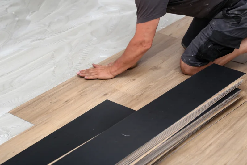 install Vinyl Floors in Bathroom