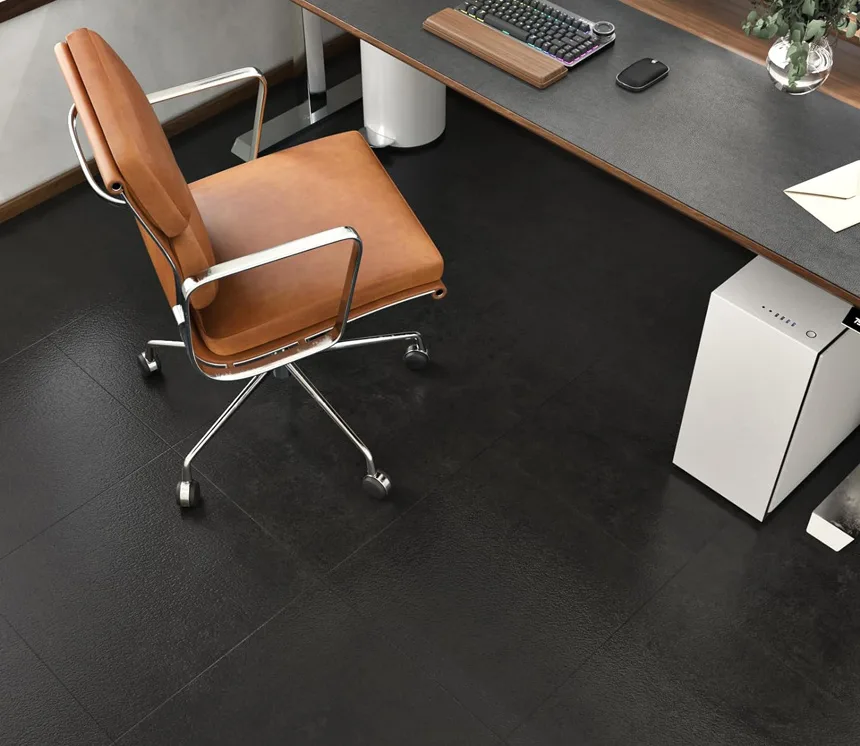 WESTICK Black Peel and Stick Floor Tile Stickers