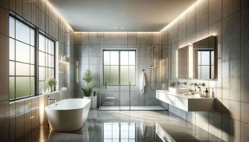 Modern luxury bathroom