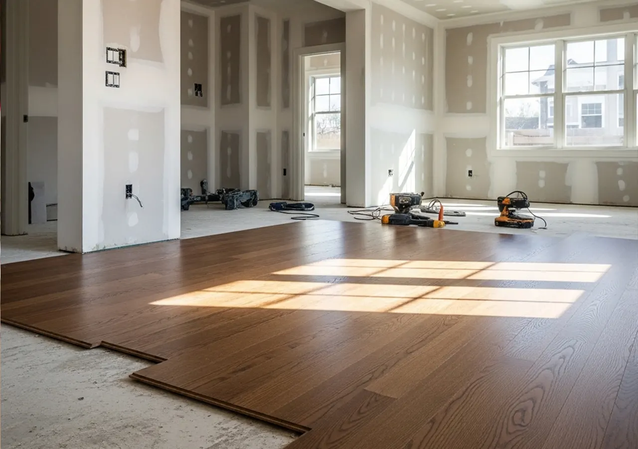 floor installation on concrete