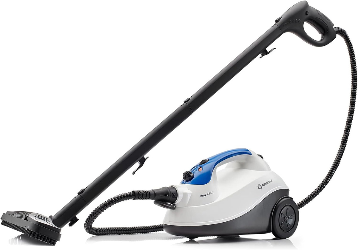 Reliable Brio 220CC canister steam cleaner