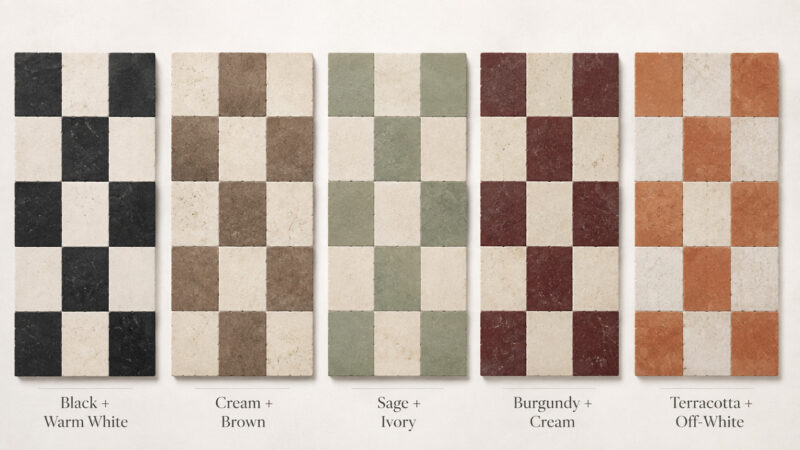 modern checkerboard floor color combinations
