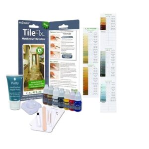 CalFlor TileFix Mix2Match tile and stone repair kit with putty, pigments and color guide