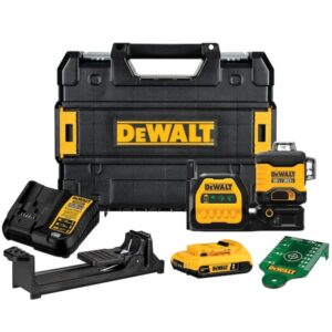 DEWALT DCLE34030G 20V MAX XR 3x360 green laser level kit