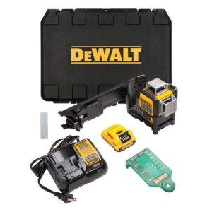 DEWALT DW089LG 12V MAX 3x360 green line laser level kit