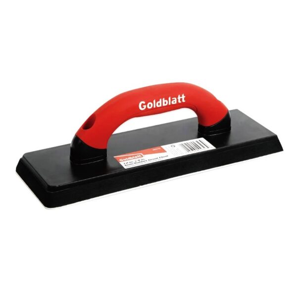 Goldblatt G02723 gum rubber grout float with red soft-grip handle