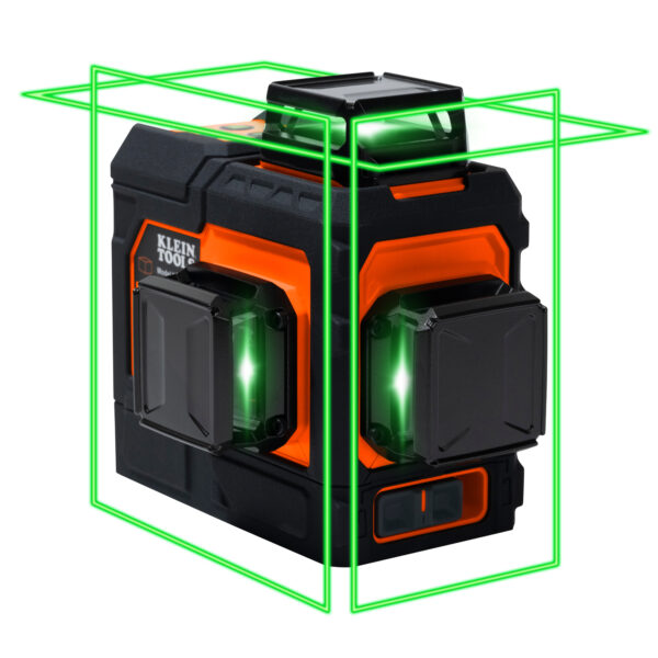 Klein Tools 93PLL rechargeable 3x360 green planar laser level
