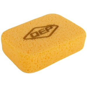 QEP heavy-duty yellow grouting sponge with rounded corners