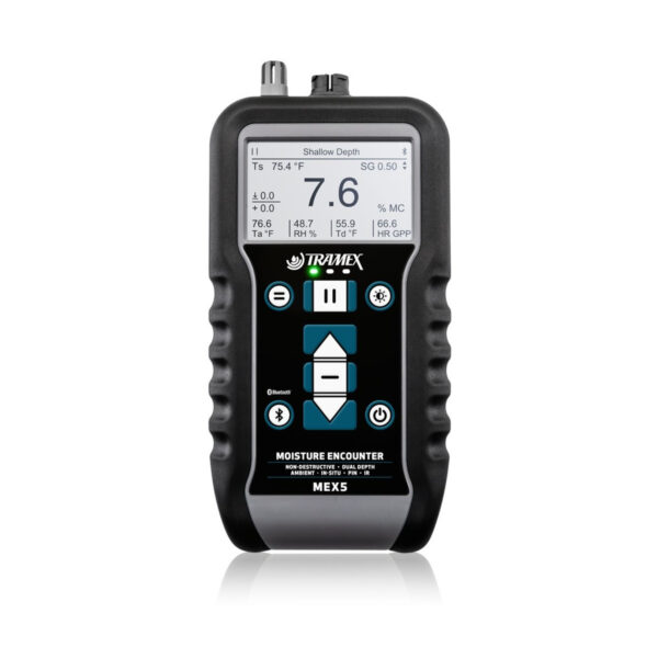 Tramex MEX5 dual-depth moisture and humidity meter