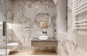 Keramičke pločice u kupatilu, imitacija mermera