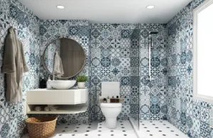 Mozaik u enterijeru kupatila