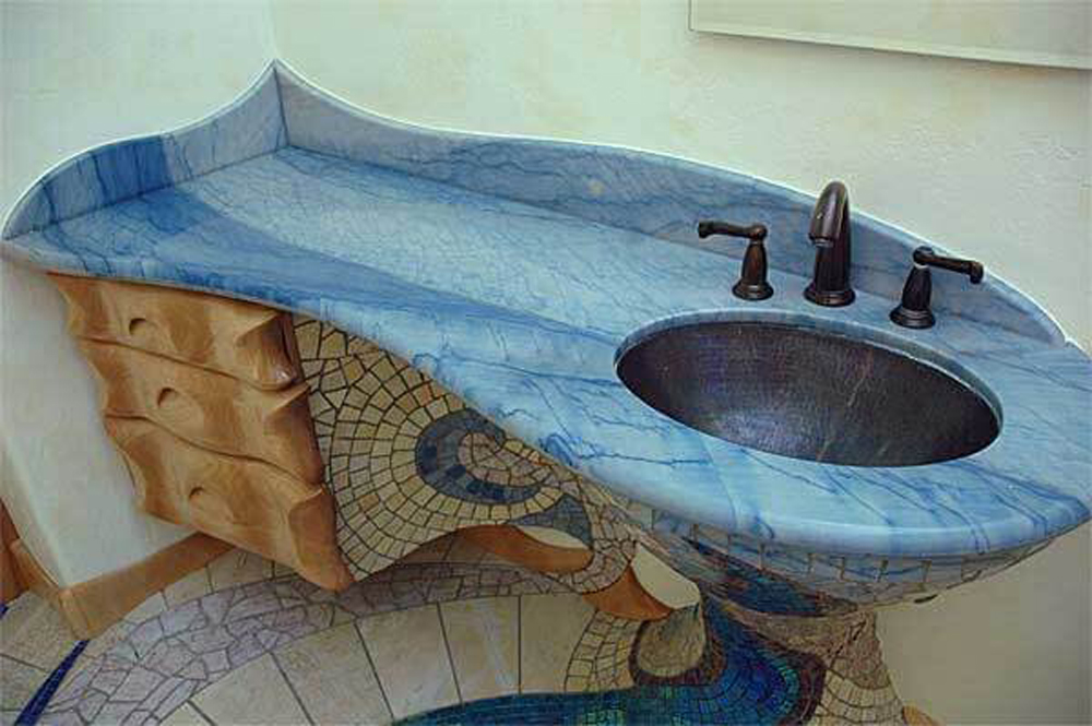 Mozaik pločice u kupatilu