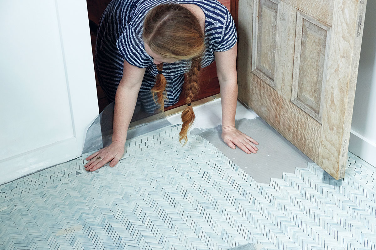Mosaic floor - Autor: Sarah Myers, Foto: Aya Brackett