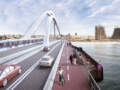 Prostorni prikaz novog mosta na Savi u Beogradu