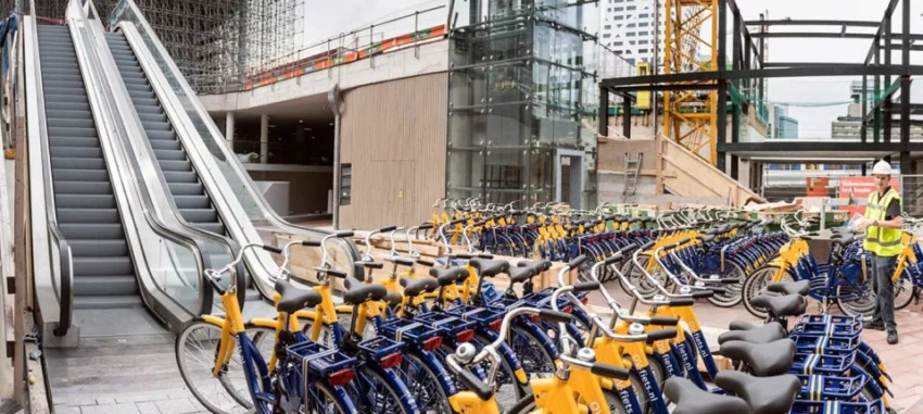 U prostoru od 17.000 kvadratnih metara organizovan je parking za 6.000 bicikala
