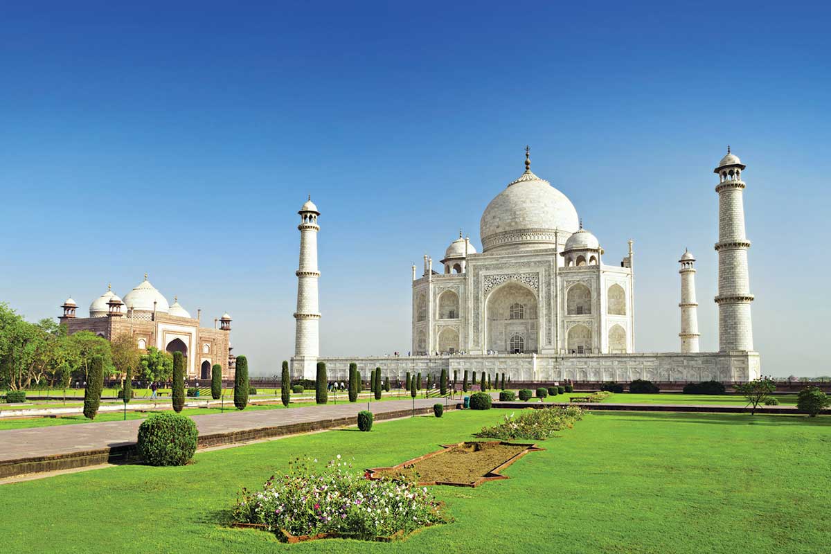 Taj Mahal, Indija - mermer