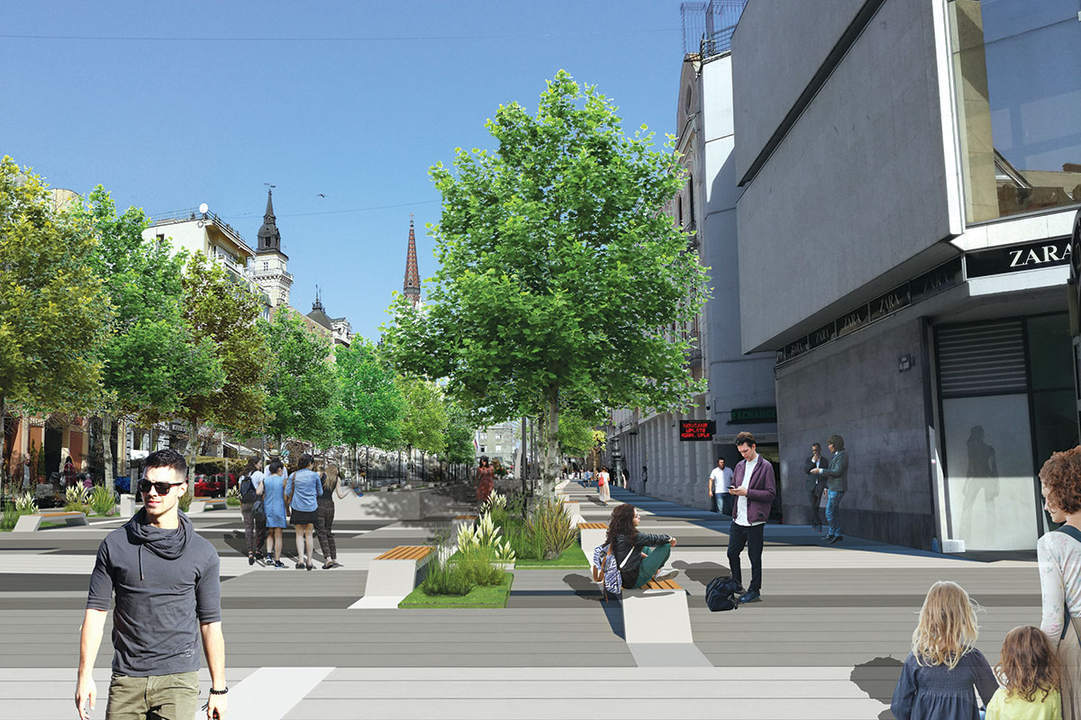 Idejno rešenje uređenja javnih prostora u centru Novog Sada