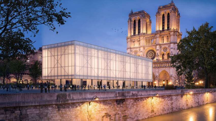 Notre Dame, privremeni objekat