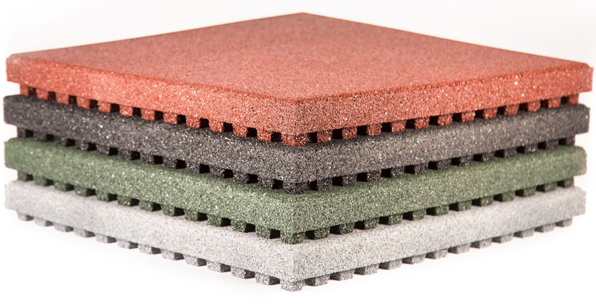 Podovi od gume - ploče od reciklirane gume