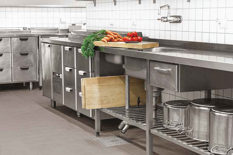 BLÜCHER® Odvodni sistemi od nerđajućeg čelika za profesionalne kuhinje