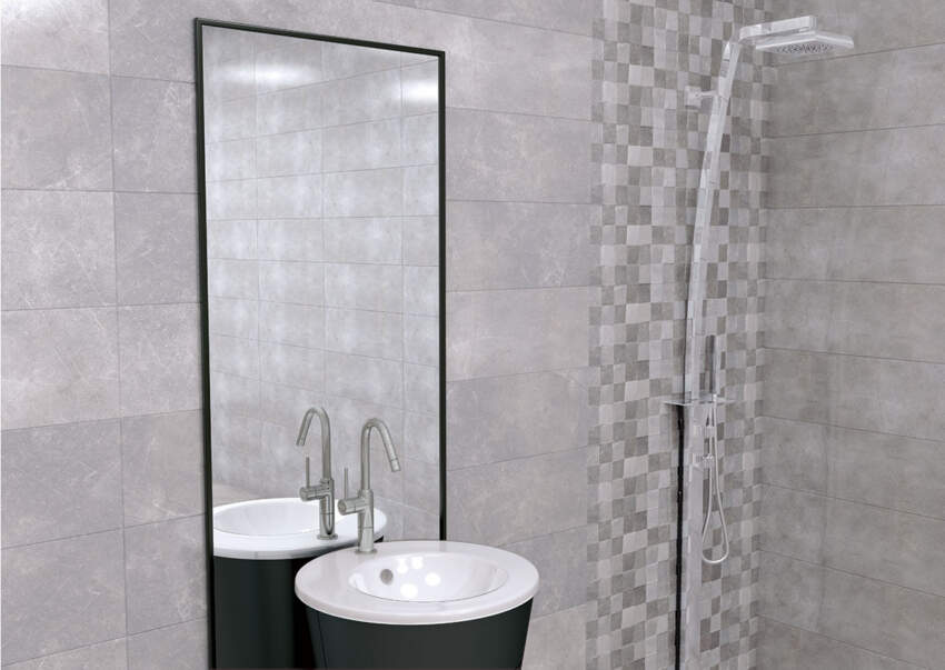 Zorka Keramika doo / Serija: Persia Bianco&Grigio 25x75 cm