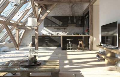 Industrijski stil za vaš poslovni prostor, kuhinju ili čak kupatilo Industrijski stil