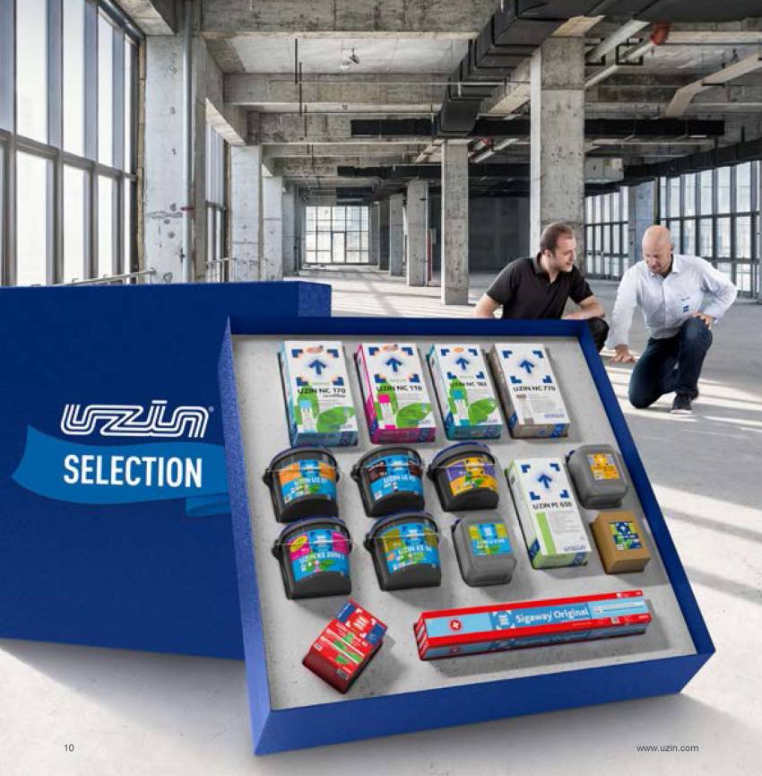 UZIN SELECTION asortiman svojih vrhunskih proizvod