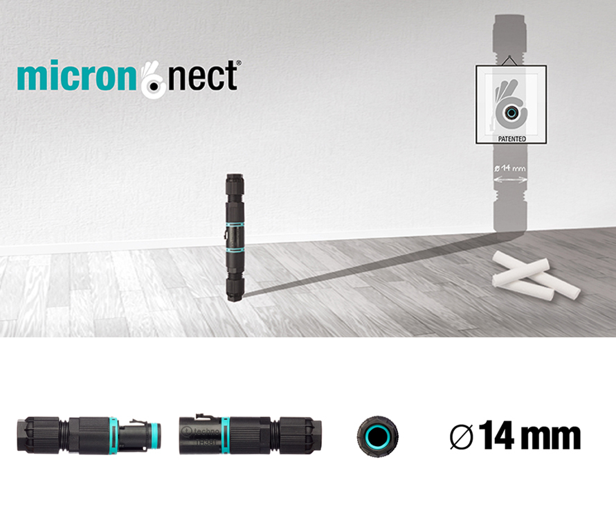 Serija konektora Micron Nect® za električne instalacije