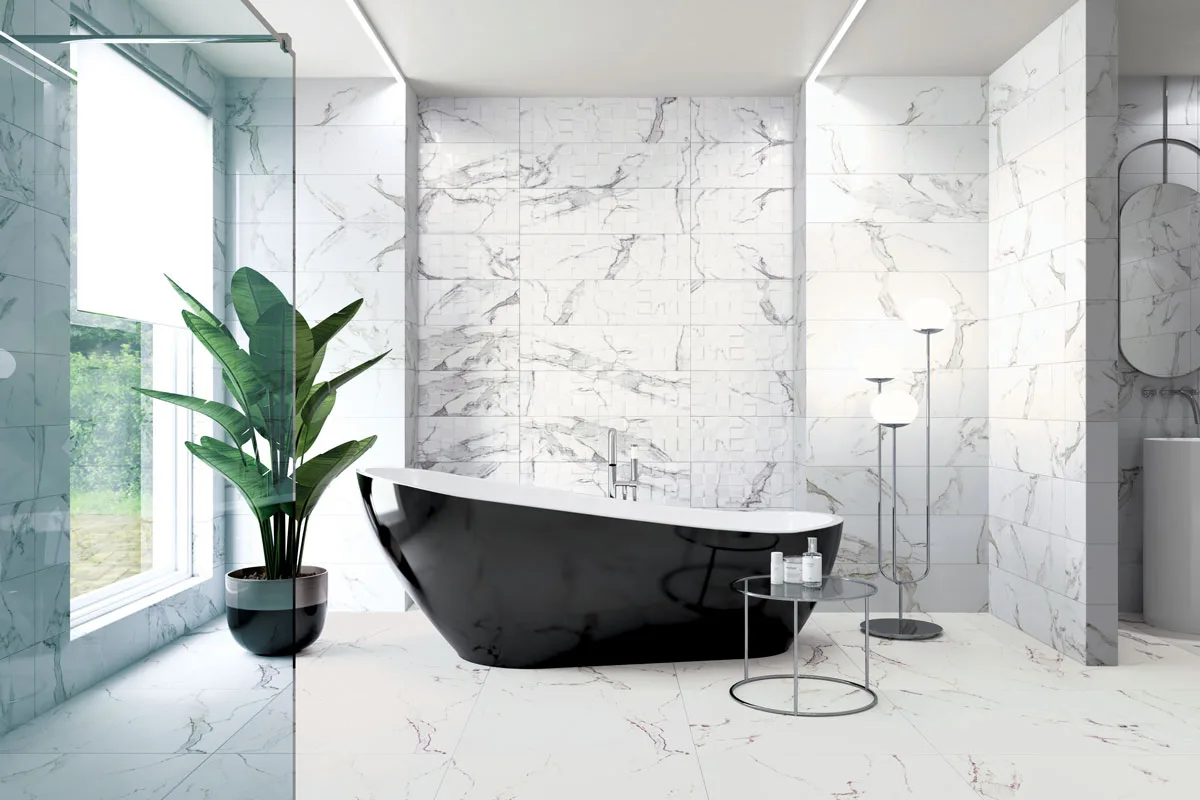 Zorka Keramika doo / Serija:Marble Statuario&Cubo 75x25&60x60