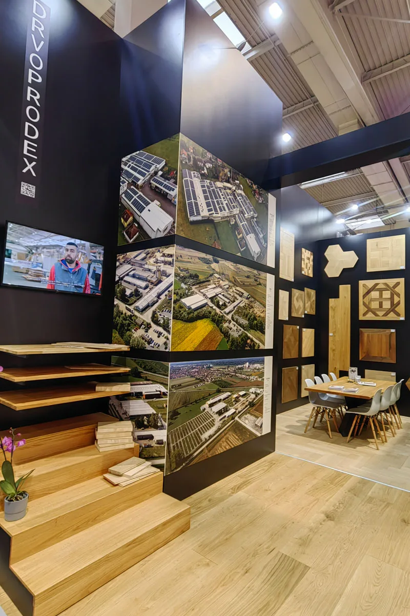 Izložbeni prostor na sajmu Domotex firma Drvoprodex