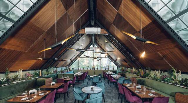 Showroom bar & restaurant Novi Sad / foto: Modularni podovi