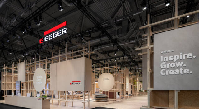 EGGER štand na međunarodnom sajmu interzum / foto: EGGER