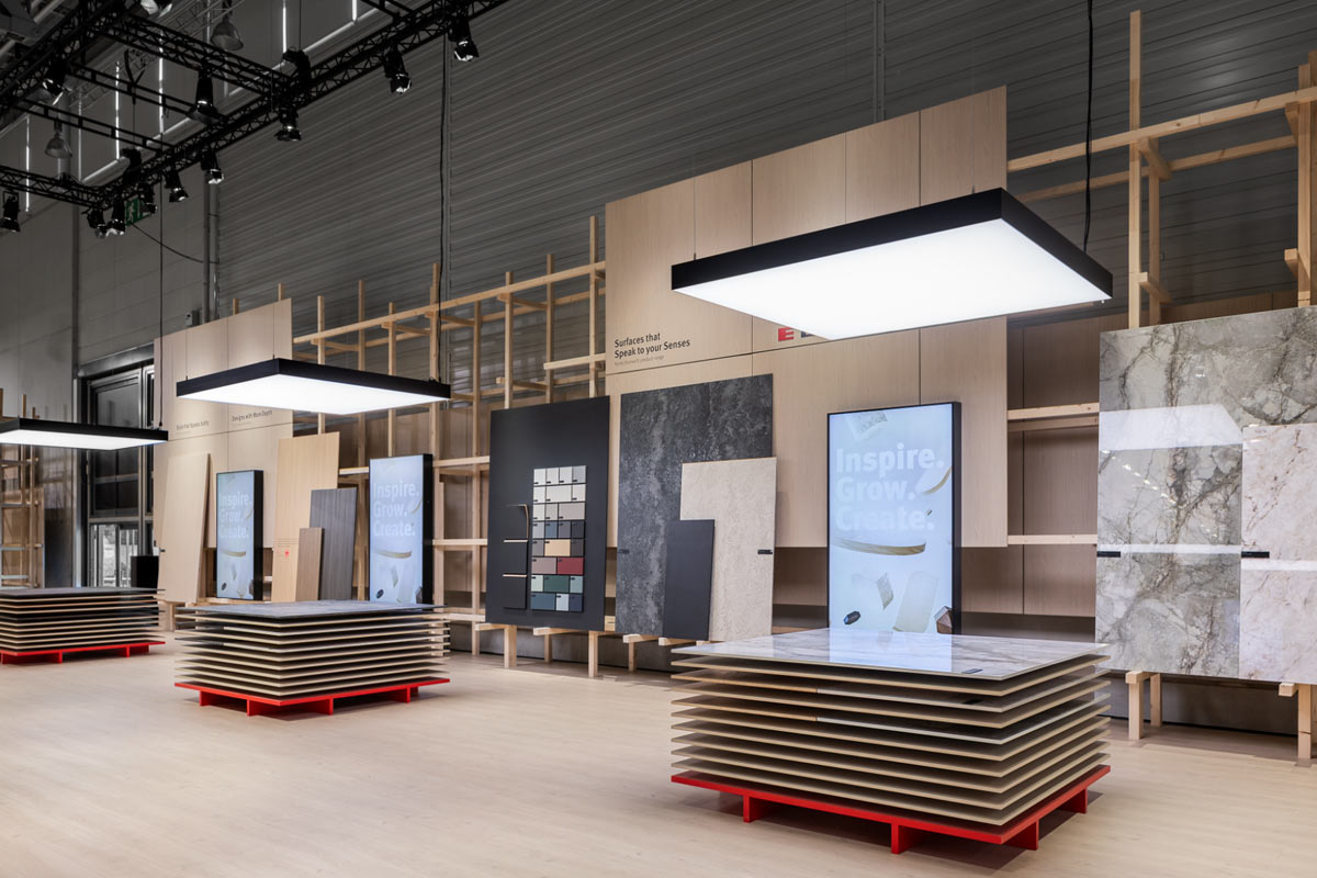 EGGER štand na međunarodnom sajmu interzum / foto: EGGER
