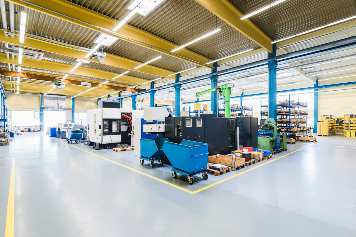 Završni premaz na industrijskom podu