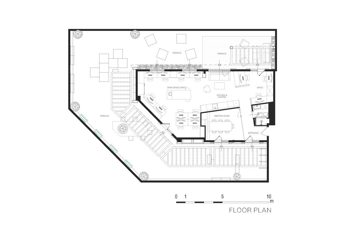 Projekat Studio 315 / grafički presek: NRA Atelier