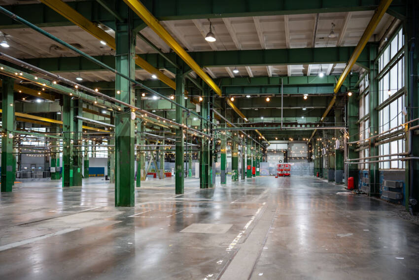 Ferobeton u industrijskoj hali