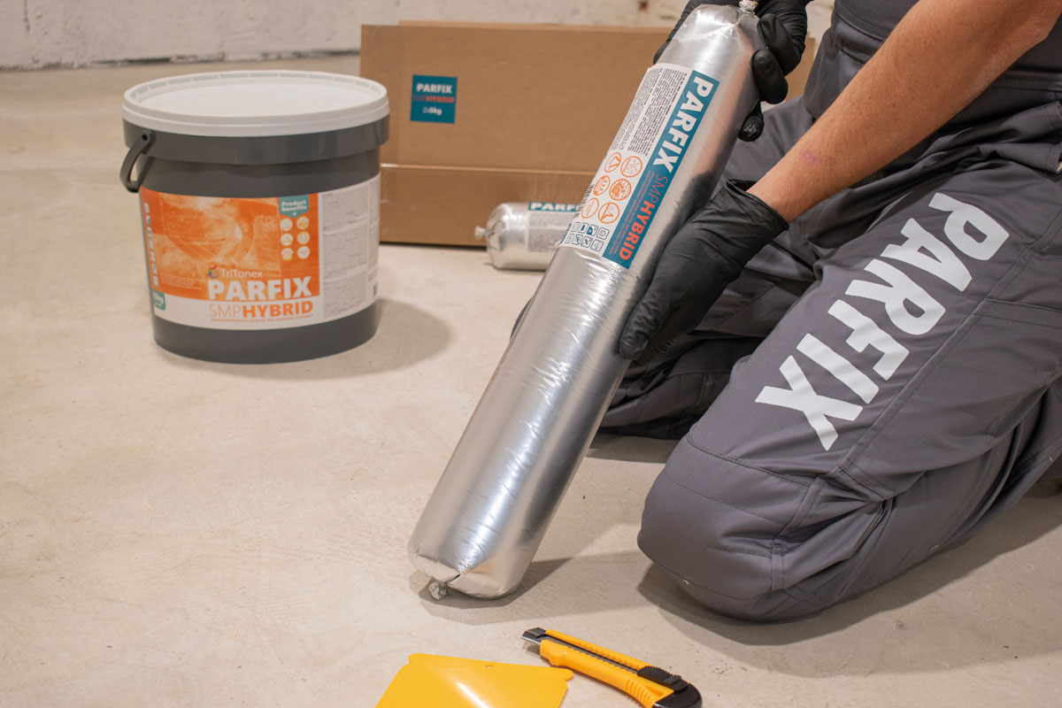 PARFIX SMP HYBRID jednokomponentni lepak za drvene podne obloge / foto: Tritonex