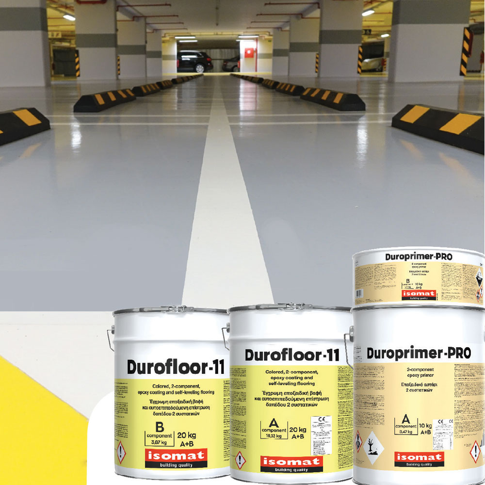 Durofloor-11 za epoksidne podove u garažama / foto: ISOMAT