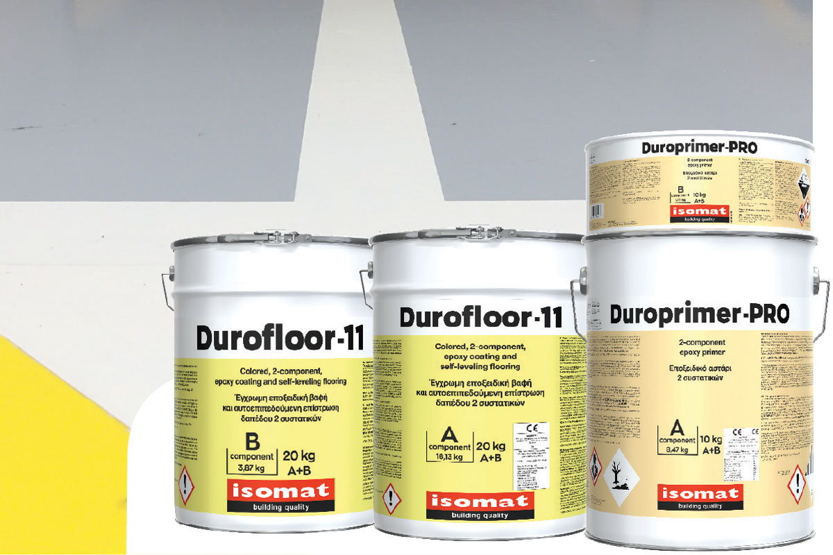Durofloor-11 za epoksidne podove / foto: ISOMAT