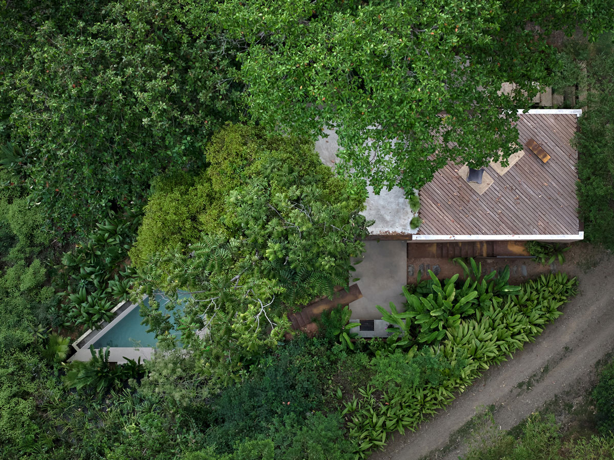 projekat: Formafatal - Studio House, prikaz iz vazduha / foto: BoysPlayNice