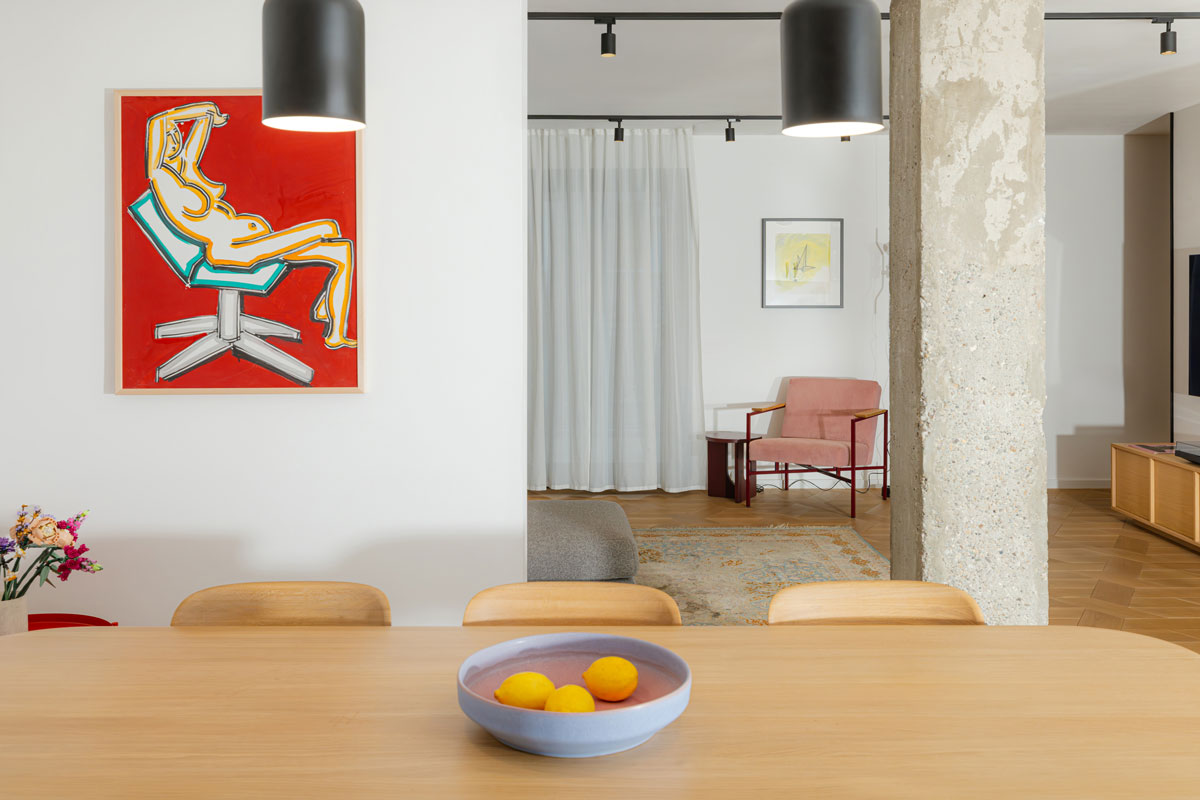 Enterijer trpezarije u stanu HM / foto: Jovana Rakezić