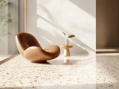 Terrazzo – Jedinstven šarm i nota specifičnosti u dizajnu enterijera Terrazzo pod u modernom enterijeru / foto: freepik.com