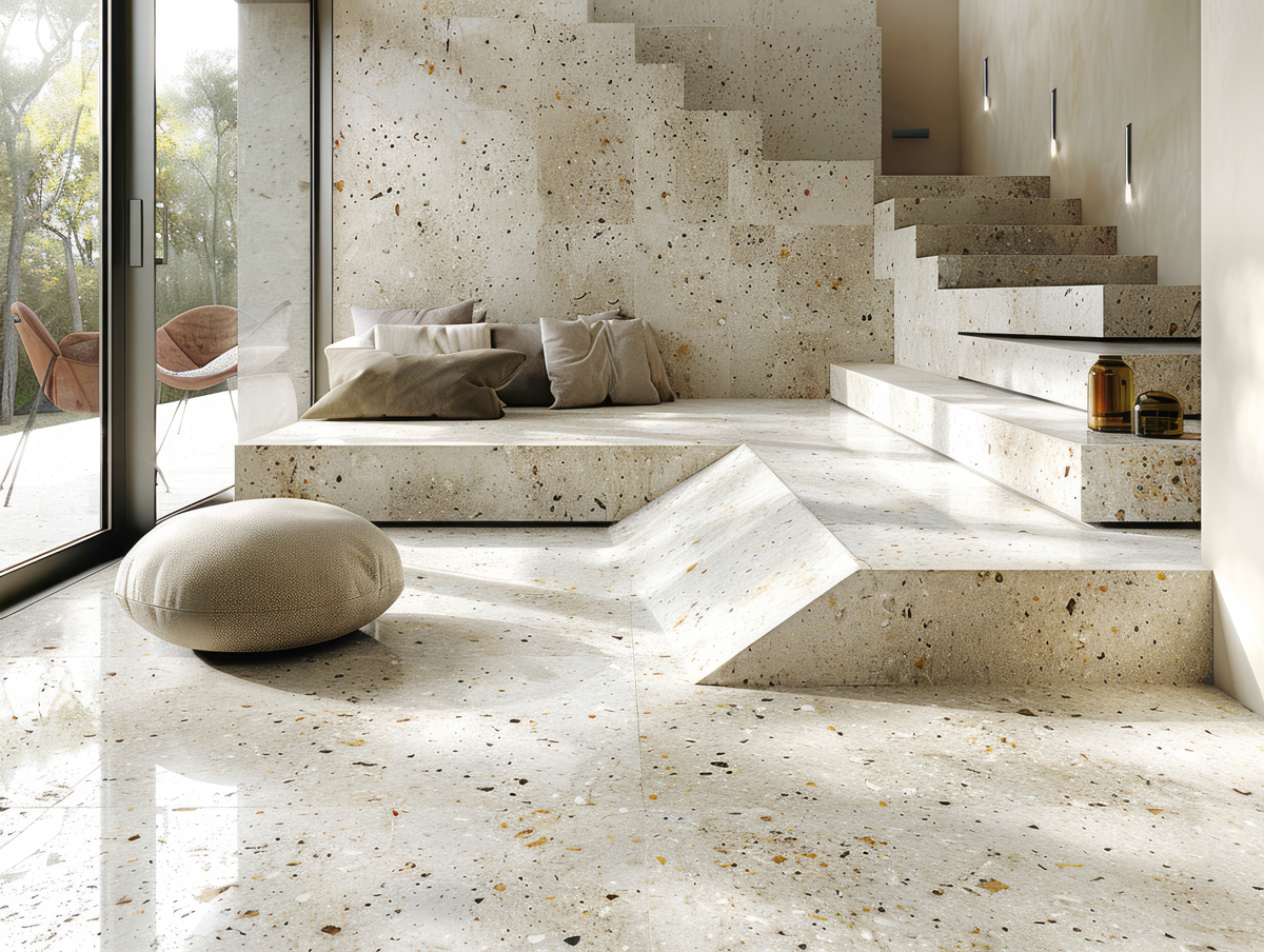 Terrazzo stepenište u enterijeru / foto: freepik.com