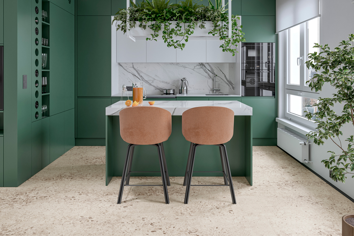 Vinil pod u enterijeru kuhinje / foto: Alpod