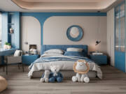 Vinilne podne obloge – moderno rešenje koje je postalo standard Vinilne podne obloge u enterijeru dečije sobe / foto: Alpod