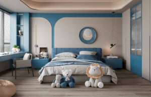 Vinilne podne obloge – moderno rešenje koje je postalo standard Vinilne podne obloge u enterijeru dečije sobe / foto: Alpod