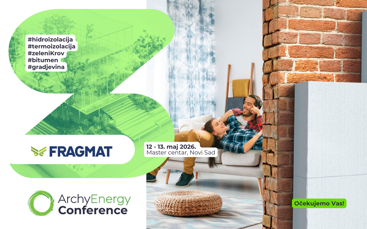 Fragmat S hidroizolacija i termoizolacija partner na ArchyEnergy 2026 konferenciji i sajmu građevinarstva i arhitekture